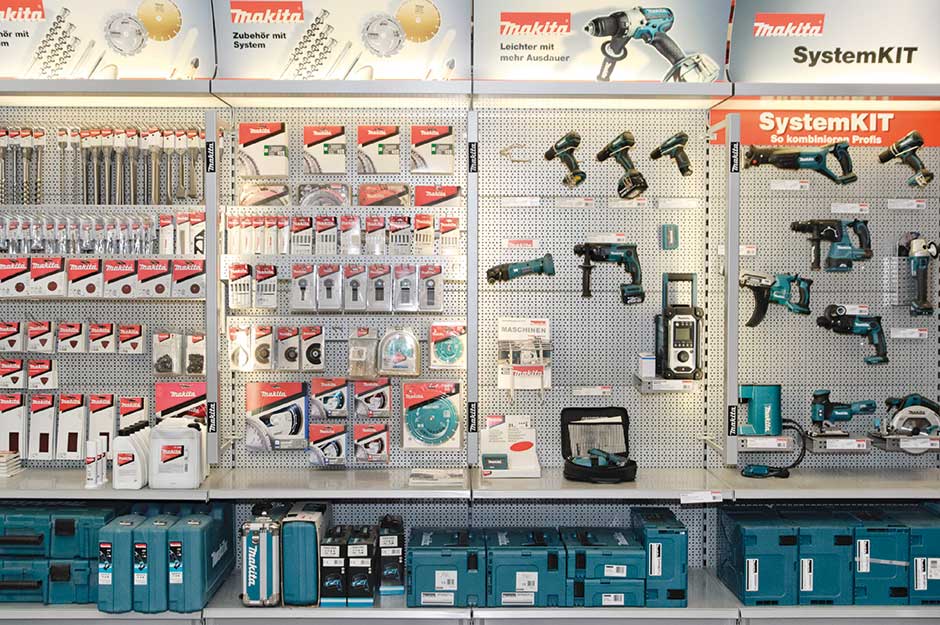 Hochwertige Elektrogeräte von Makita für Profis und ambitionierte Heimwerker.